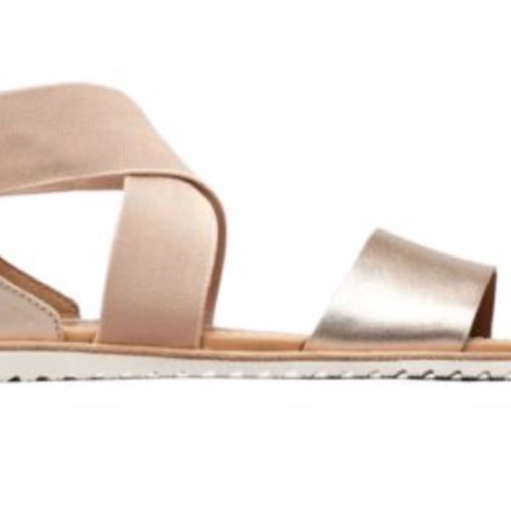 NWT Sorel Ella Sandal - gold 8.5